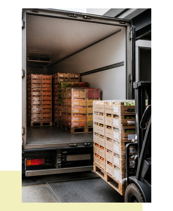 Перевозка сельхозпродукции на паллетах с доставкой в Малоярославец