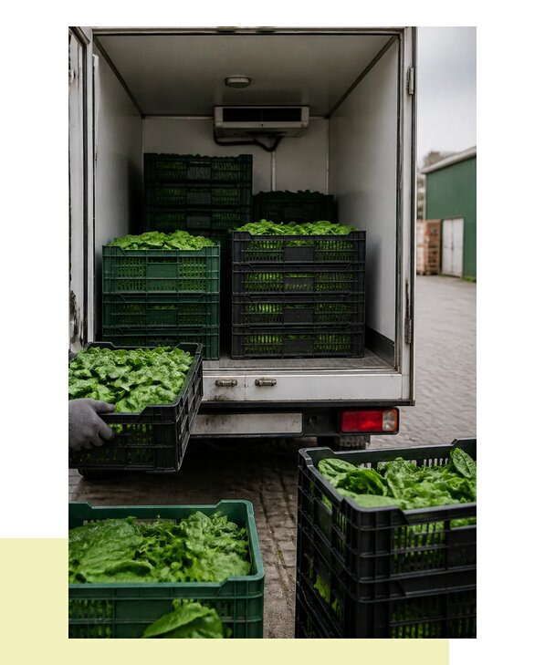 Перевозка шпината в Малоярославец с сохранением свежести продукции